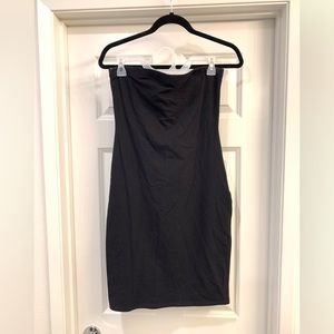 Black Strapless Bodycon Dress Size Large